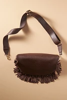 Fringe Crescent Sling Bag