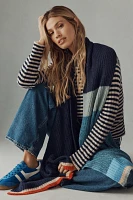 By Anthropologie Colorblock Stripe Scarf