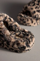 Maeve Fuzzy Platform Slippers