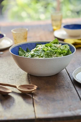 Dakota Bamboo Melamine Serve Bowl