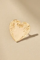 Western Heart Post Earrings