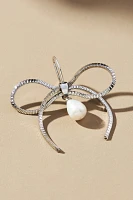 Pearl Bow Earrings