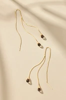 Sunset Stone Wire Drop Earrings