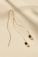 Sunset Stone Wire Drop Earrings