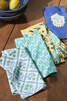 Kiara Mixed Cotton Sheeting Napkins, Set of 4