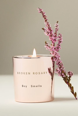 Boy Smells Broken Rosary Boxed Holiday Candle