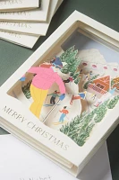 Up With Paper x Anthropologie Christmas Boxed Pop-Up Card Set