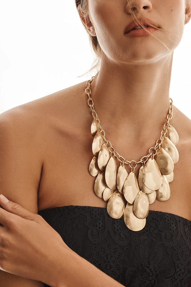 Statement Cluster Necklace