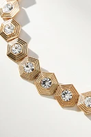 Crystal Hexagons Necklace