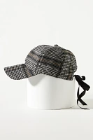 Plaid Bow Baseball Cap