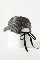 Plaid Bow Baseball Cap