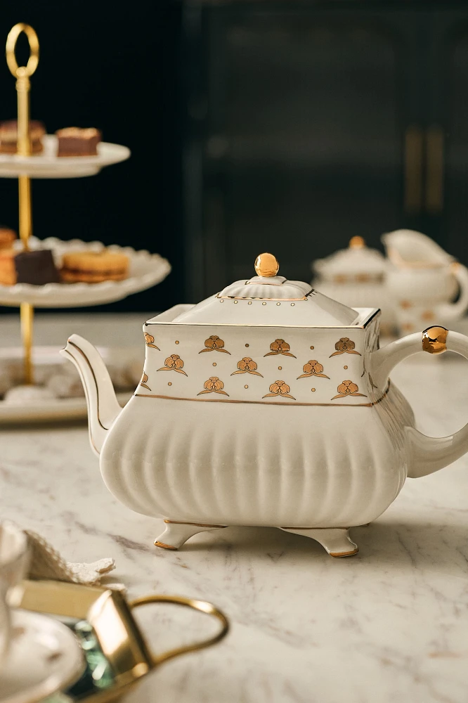 The Met x Anthropologie Stoneware Teapot