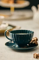 The Met x Anthropologie Stoneware Teacup & Saucer Set