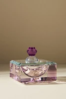 Cut Glass Lidded Trinket Box