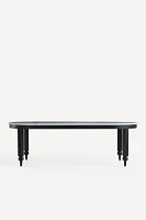 Fern Oval 96" Marble Dining Table