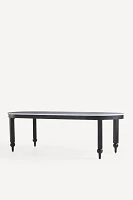 Fern Oval 96" Marble Dining Table