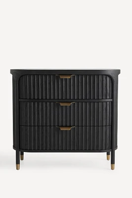 Isla Fluted Three-Drawer Dresser