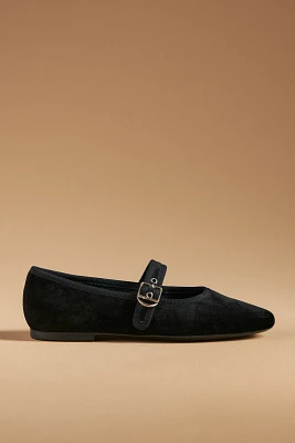 Vagabond John Velvet Mary Jane Flats