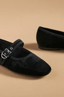 Vagabond John Velvet Mary Jane Flats