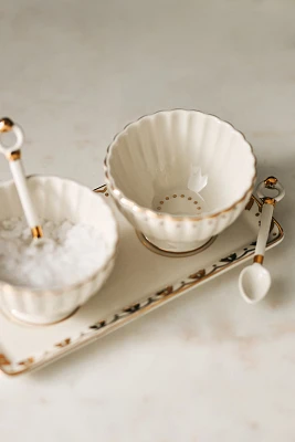 The Met x Anthropologie Stoneware Salt & Pepper Cellar Set