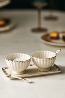 The Met x Anthropologie Stoneware Salt & Pepper Cellar Set