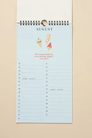 A-Journal Birthday Calendar