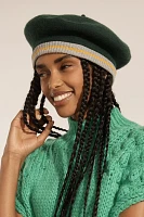 By Anthropologie Varsity Stripe Beret