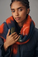 By Anthropologie Brushed Woven Scarf: Blurred Floral Edition