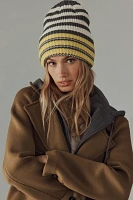 By Anthropologie Ribbed Stripe Beanie