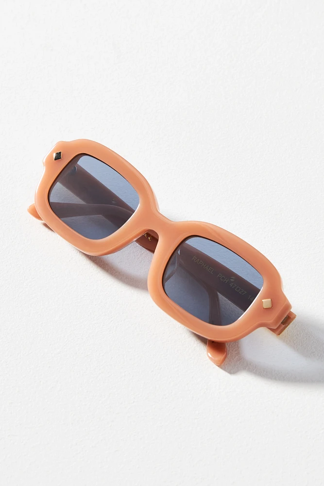 Poppy Lissiman Raphael Peach Sunglasses