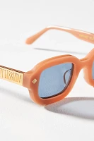 Poppy Lissiman Raphael Peach Sunglasses