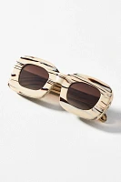 Poppy Lissiman Casino Oyster Sunglasses