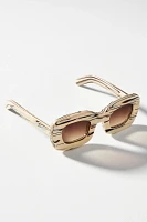 Poppy Lissiman Casino Oyster Sunglasses