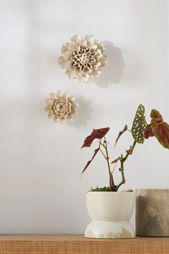 Ceramic Wall Flower