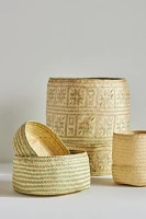 Delilah Woven Palm Baskets, Set of 5