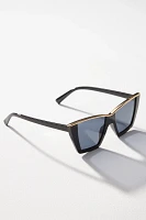 I-SEA Y2K Cat-Eye Metal Sunglasses