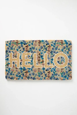 Seasonal Greetings Printed Coir Doormat