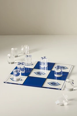 Lucite Tic Tac Toe Board Game