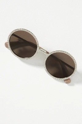 Lele Sadoughi Judy Round Sunglasses