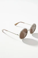 Lele Sadoughi Judy Round Sunglasses