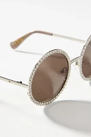 Lele Sadoughi Judy Round Sunglasses