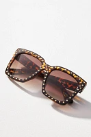 Studded Square Sunglasses