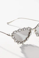 Rhinestone Deco Wire Sunglasses