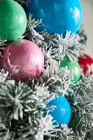 Snowy Shatterproof Bauble Wreath