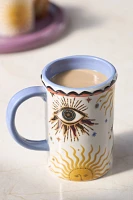 Handpainted Fortune Stoneware Mug