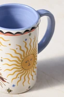 Handpainted Fortune Stoneware Mug