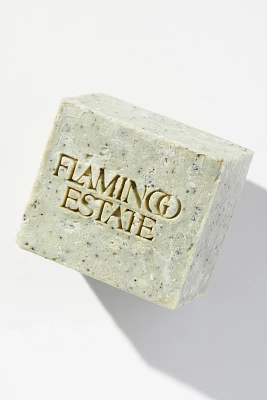 Flamingo Estate Exfoliating Peppermint Soap Brick