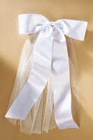 Simply Nova Satin Bow Bridal Veil