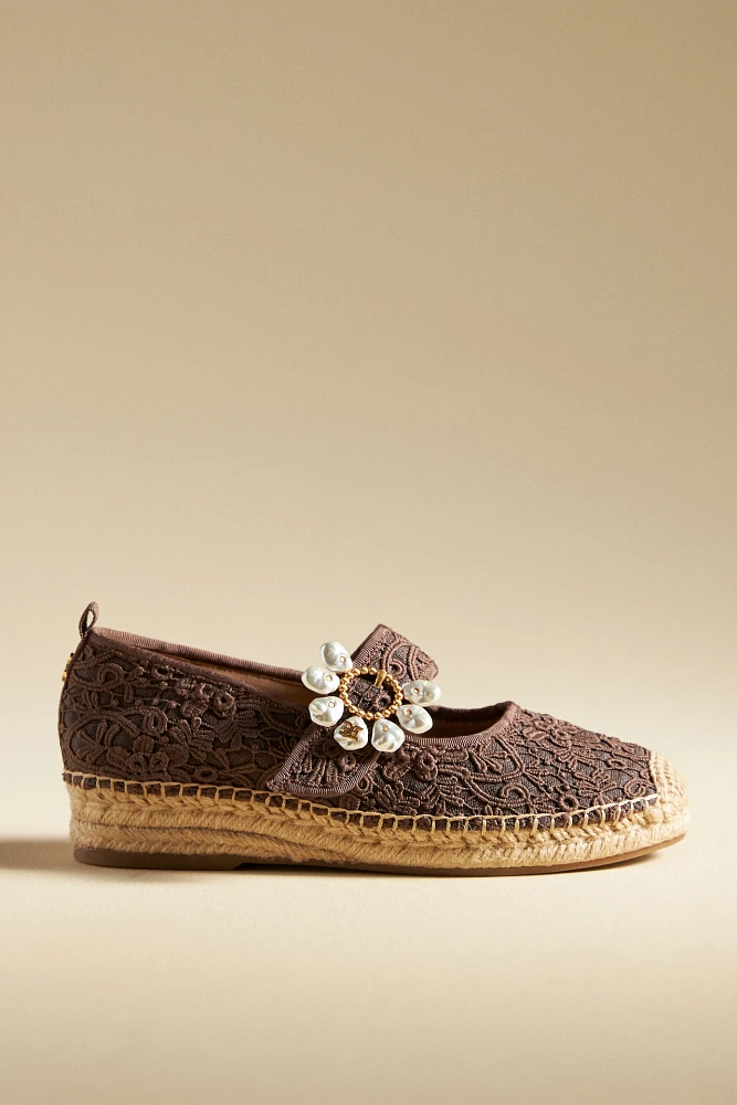 Sam Edelman Maddy Orchid Mary Jane Espadrille Flats