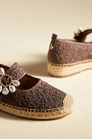 Sam Edelman Maddy Orchid Mary Jane Espadrille Flats